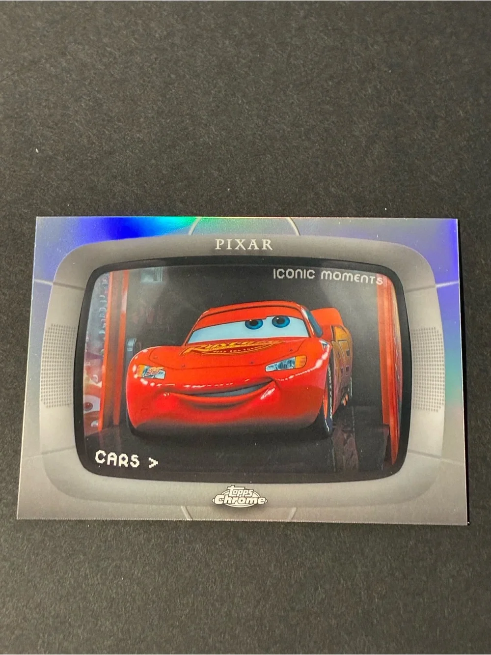 2026 Disney Topps Chrome IM-13 Speed I Am Speed Lightning McQueen Iconic Moments